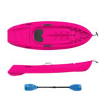 Seaflo_kids_kayak_SF1005_KID_Fuchsia_with_paddle-800×800